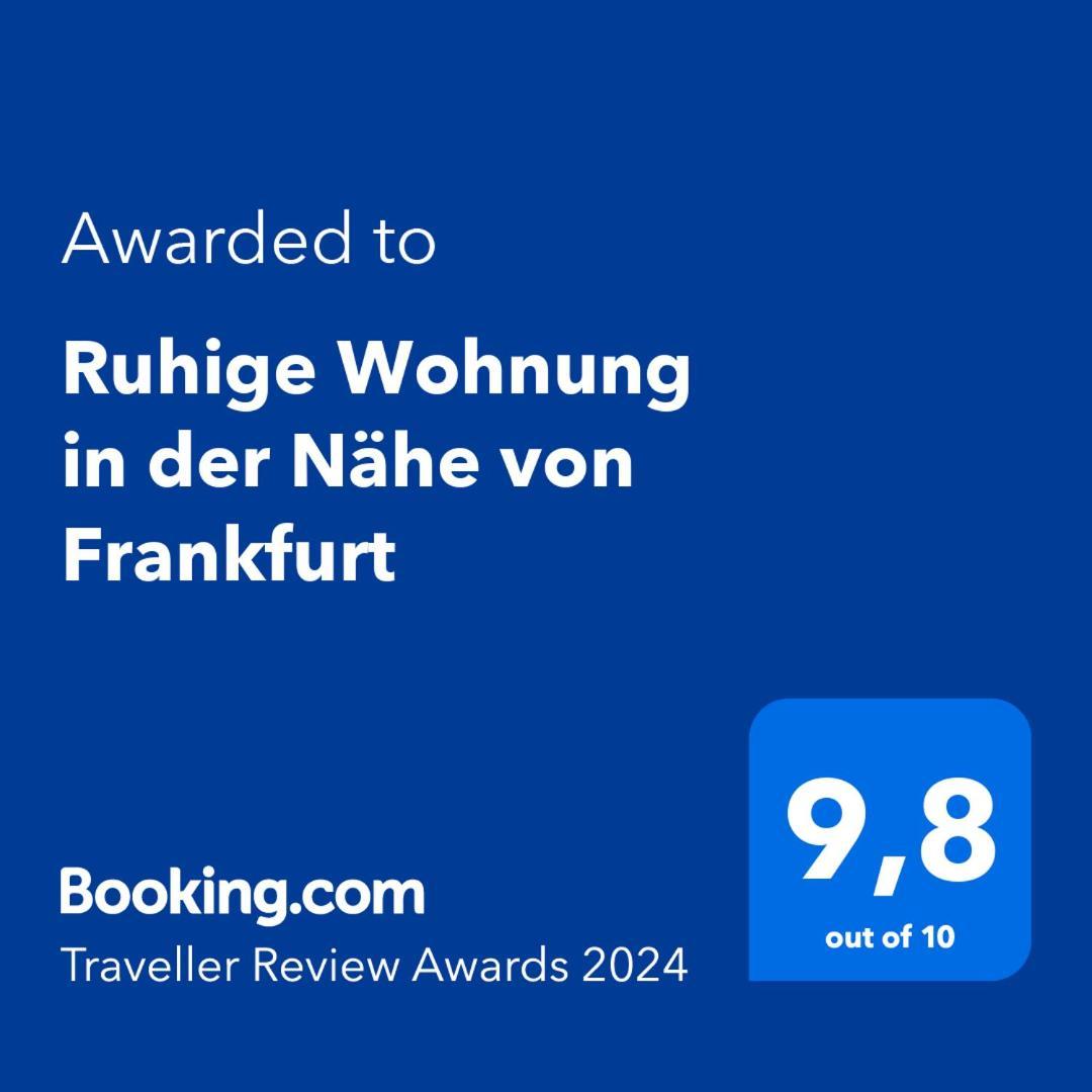 Ruhige Wohnung In Der Naehe Von Frankfurt Kelkheim Exteriör bild
